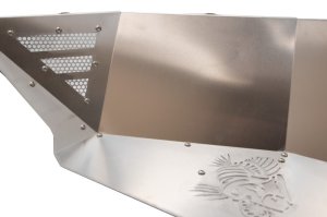 Jeep Wrangler Inner Fender Kit - Rear - Fishbone Offroad - Aluminum - Raw - `18-`27